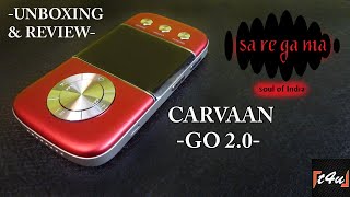 SAREGAMA CARVAAN GO 20 UNBOXING amp REVIEW  My First Carvaan with 3000 Retro Hindi Songs [upl. by Hakaber]