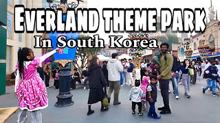 THE LARGEST THEME PARK IN SOUTH KOREA EVERLAND THEME PARK [upl. by Annaili]