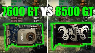 GeForce 7600 GT vs GeForce 8500 GT Test In 6 Games No FPS Drop  Capture Card [upl. by Carol183]