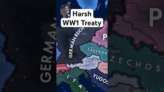 Harsh Versailles Treaty after WW1  HOI4 Timelapse [upl. by Namielus]