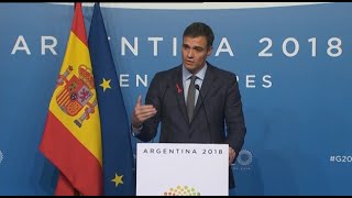 Sánchez sobre pesquero quotTiene que ir al puerto seguro más próximoquot [upl. by Gilson]