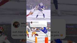 Josh Allen Makes NFL HISTORY with INSANE Touchdown 🤯 shorts joshallen buffalobills billsmafia [upl. by Ilenna978]