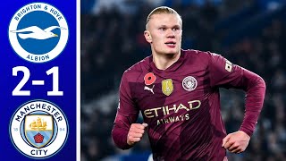 Brighton vs Man City 21  All Goals amp Extended Highlights  Premier League 202425 [upl. by Esmaria]