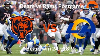 Bears vs Rams Postgame analysis [upl. by Lampert476]