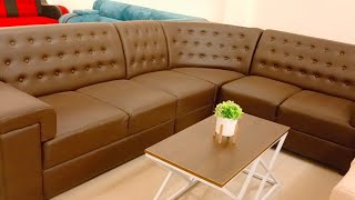 How to making sofa set Latest model making sofa six seaterstylish furniture by Rajib [upl. by Wivestad672]