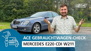 Mercedes E220 CDI W211 im ACE GebrauchtwagenCheck [upl. by Ahsinrats]