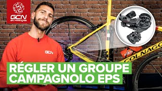 Comment régler ses dérailleurs dun groupe Campagnolo EPS [upl. by Myrle]