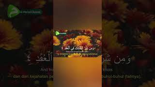 Ziyad Patel  Al Falaq recitation beautiful [upl. by Abbot]