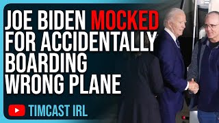 Joe Biden MOCKED For Accidentally Boarding WRONG PLANE His Brain Is FRIED But He’s Still President [upl. by Ramor336]