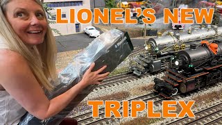 Lionels New O Gauge Triplex Engine Fun Exciting and Spooky [upl. by Calvinna]