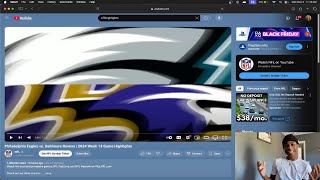 RAVENS VS EAGLES HIGHLIGHTS REACTION RAVENS ARENT LOOKING TO GOOD [upl. by Amelia]