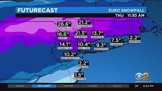 A Closer Look At Possible Snow Totals Due To Winter Storm [upl. by Coyle]