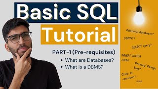 SQL Tutorial for beginners  Part  1 Database and DBMS [upl. by Rimaj506]