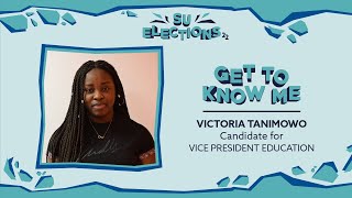 Manifesto in 60ish Seconds  Victoria Tanimowo  Candidate for VP Education [upl. by Ot339]