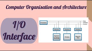 InputOutput Interface [upl. by Aihsital]