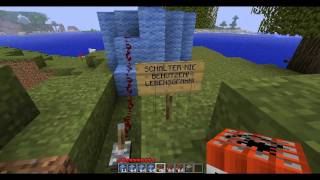 Minecraft  Tutorial 4 wie man eine TNT Falle baut German TNT Trap [upl. by Tigirb]