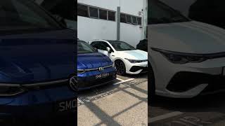 Volkswagen Golf R vs Golf RLine side by side golf golfr volkswagen volkswagengolfr [upl. by Appleton]