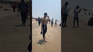 Beach reaction❤️😍reaction beachvibes reactionvideo gymreelsshortsviral shortsindia subscribe [upl. by Trembly662]