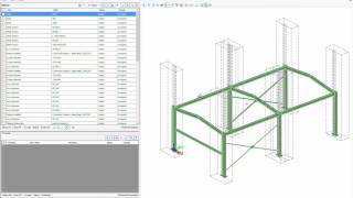 ProSteel  STAADPro interface via ISM [upl. by Larimore]