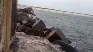 Breezy point t new york city  fishing shore line [upl. by Pine290]