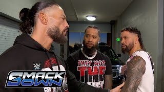 Jey Uso has a tense exchange with Roman Reigns SmackDown highlights Oct 18 2024 [upl. by Aihtniroc]