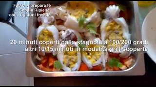 Ricetta facile quotseppie ripiene alla Tarantinaquot di Fabio [upl. by Nanaj]