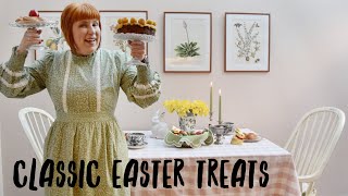 CLASSIC BRITISH amp GERMAN EASTER TREATS SIMNEL CAKE amp PLAITED LOAF [upl. by Mattson]