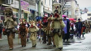 Кукери в България  Kukeri Bulgaria  Сирни Заговезни в Асеновград [upl. by Sidonius]