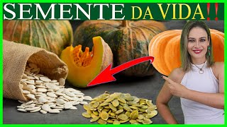 PÍLULA DO REJUVENESCIMENTO Beneficio da SEMENTE DE ABÓBORA para saúde 🎃🎃 [upl. by Nwahsyar846]