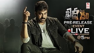 Khaidi No 150 PreRelease Function LIVE  Mega Star Chiranjeevi  Kajal Aggarwal  V V Vinayak [upl. by Alisen]