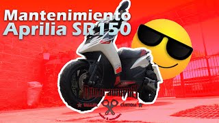 Aprilia sr150  afinación y restauración [upl. by Damali]