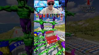 Super Heros Cars vs 1000 Hulk vs Jump Challenge😎🚘 shorts beamngdrive [upl. by Sidnak577]