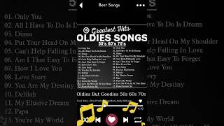 OLDIES BUT GOODIES 50S 60S 70S 80S GREATEST HITS SONGS OF ALL TIME [upl. by Lerad]