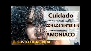 RESEÑA DE TINTE SIN AMONÍACOreview and demostory timegran susto [upl. by Llevron33]