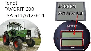 Fendt FAVORIT 600 LSA 611612614 Screen Replacement Tutorial  Wymiana wyświetlacza [upl. by Pascoe]