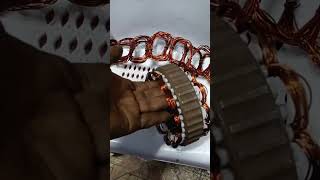 Alternator Stator Rewinding shorts2 armandelectrical shortsvideo SsDios [upl. by Moselle]