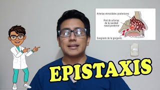 EPISTAXIS ¿Cómo detener el sangrado de la nariz  Hemostasia por compresión [upl. by Yran964]