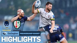 Worcester v London Irish  HIGHLIGHTS  Bonus Point Claimed  Gallagher Premiership 202122 [upl. by Perkins]