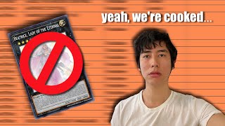 YEP WE’RE COOKED…  YUGIOH BANLIST REACTION SEPTEMBER 2024 [upl. by Nwahsat]