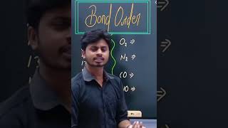 Bond order trick  bond order trick neet chemistry shorts shortvideo youshorts shortsvideo [upl. by Arihk]