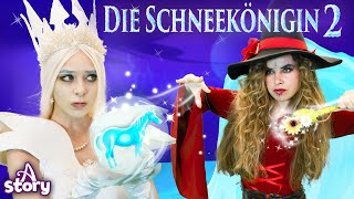 Die Schneekönigin und der tapfere Prinz  Gute nacht geschichte Deutsch  A Story German [upl. by Annaili]