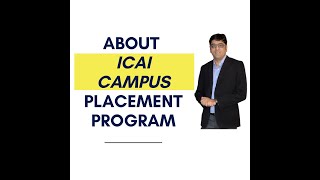 About ICAI Campus Placement Program  CA Freshers [upl. by Jar299]