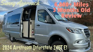 2024 Airstream Interstate 24GT with E1 package 90day six thousand mile review [upl. by Pierson]