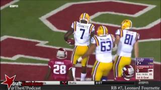 Leonard Fournette vs Arkansas 11122016 [upl. by Anaehs]