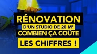 💸 Combien coûte la rénovation dun studio de 20 m²  Les chiffres [upl. by Sivet]