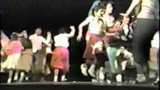 Hound dog from Greases soundtrack OFarrell SCPA Theatre Dance 12 dancers Winter 1985 [upl. by Yeltrab]