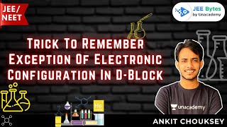 Trick To Remember Exception Of Electronic Configuration In DBlock  shorts by Ankit Chouksey [upl. by Anelhtak]