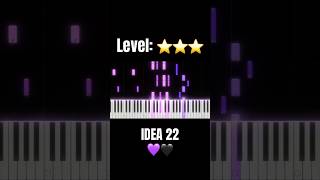 Idea 22 by Gibran Alcocer Piano Tutorial shorts piano tutorial [upl. by Peterec]