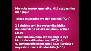 Mwache mtoto apumzike hivi atayashika mangapi Sehemu 1Onyesho 1 Bembea ya Maisha UK 1 [upl. by Slohcin]