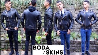 Boda Skins Sizing amp Review Kay Michaels Leather Jacket  Part 1 [upl. by Glynda]